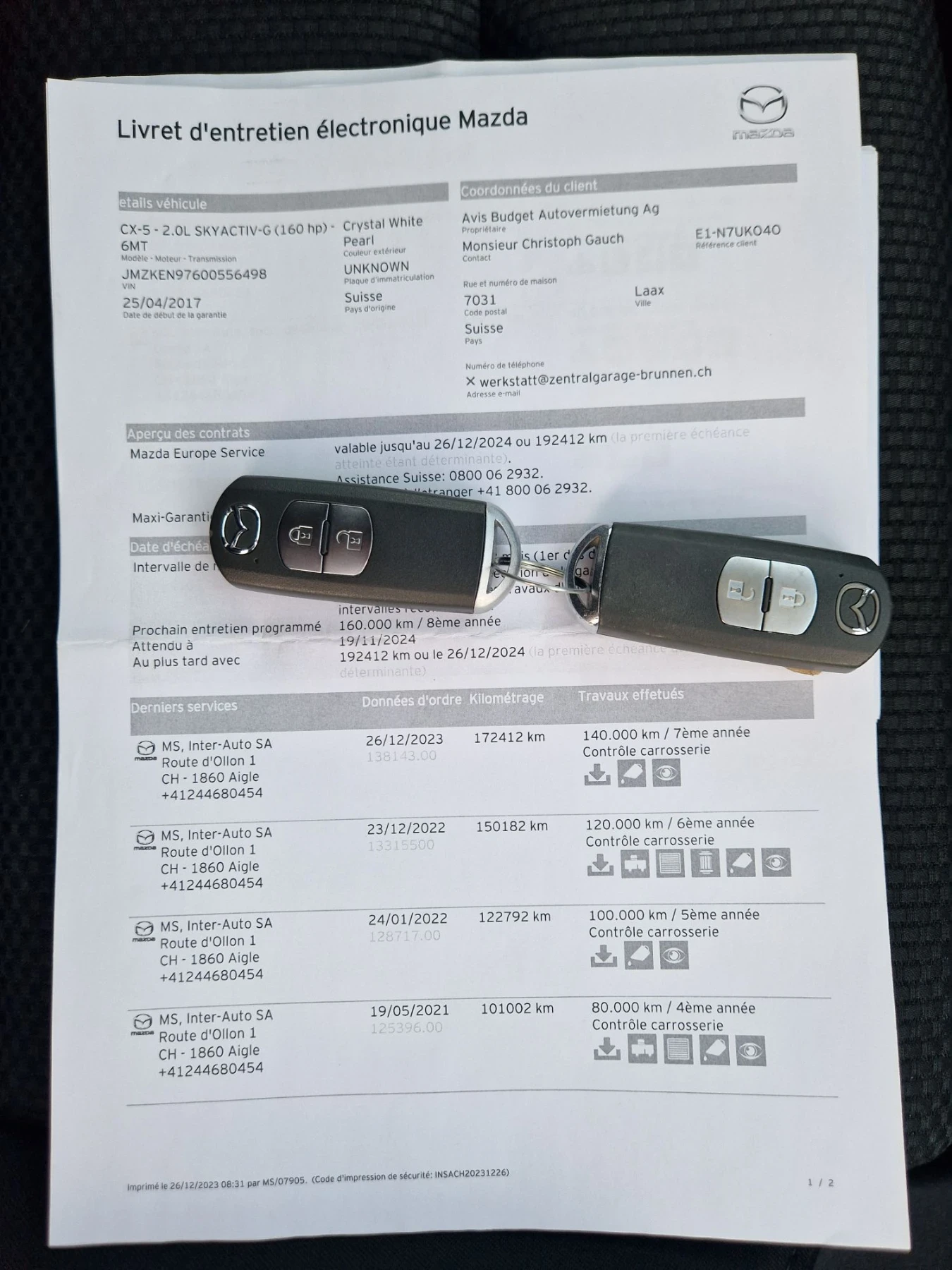 Mazda CX-5 2.0 AWD Фейслифт, снимка 16 - Автомобили и джипове - 55695165