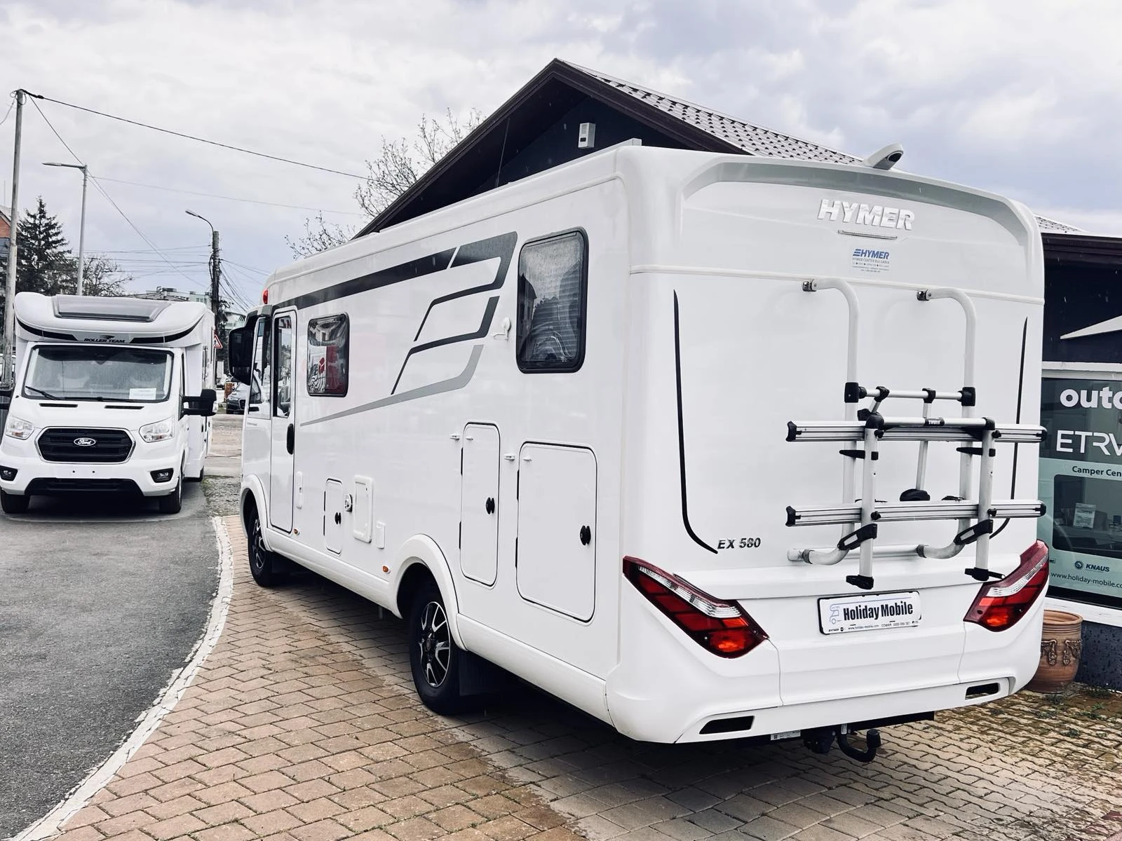 Кемпер HYMER / ERIBA I 580 3500 kg. ДВОЕН ПОД КЛИМАТИК TV - изображение 4