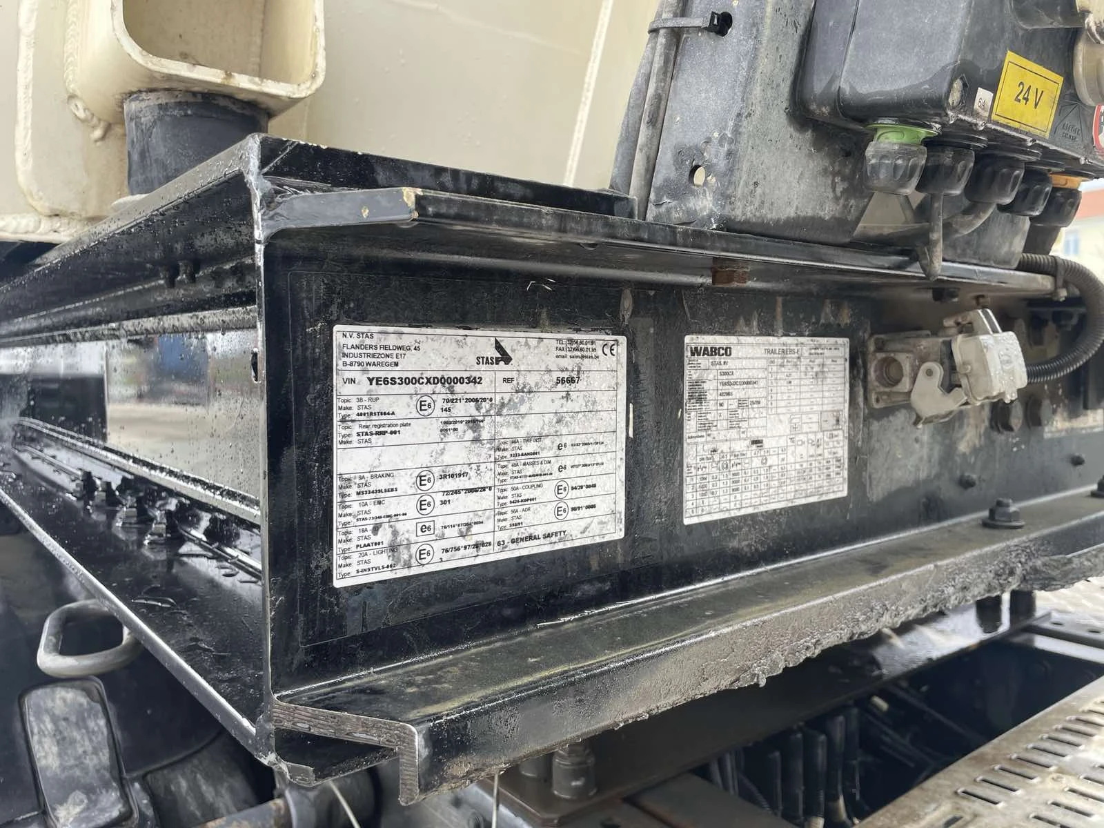 Полуремарке Stas С300ЦХ, снимка 3 - Ремаркета - 54080626