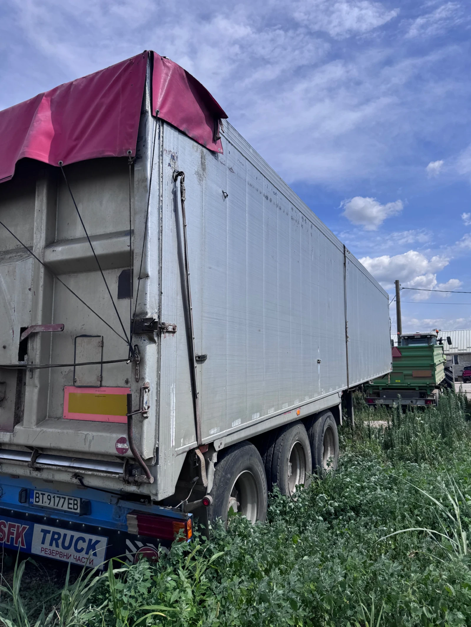 Полуремарке Други Wisbech 48 м³ АЛУМИНИЕВА ГОНДОЛА   3 ОСИ, снимка 4 - Ремаркета - 55947583