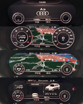 Audi A3 S-line B&O Led Distronic Virtual Keyless Cam, снимка 9