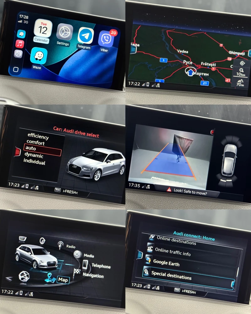 Audi A3 S-line B&O Led Distronic Virtual Keyless Cam, снимка 11 - Автомобили и джипове - 51422934