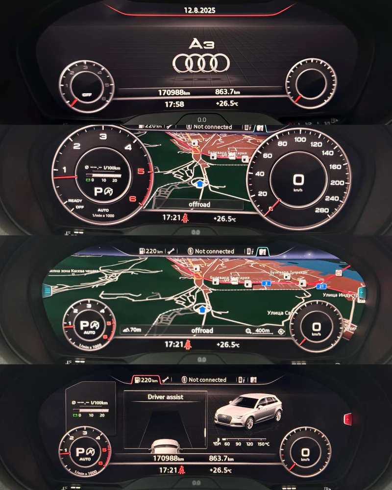 Audi A3 S-line B&O Led Distronic Virtual Keyless Cam, снимка 9 - Автомобили и джипове - 51422934