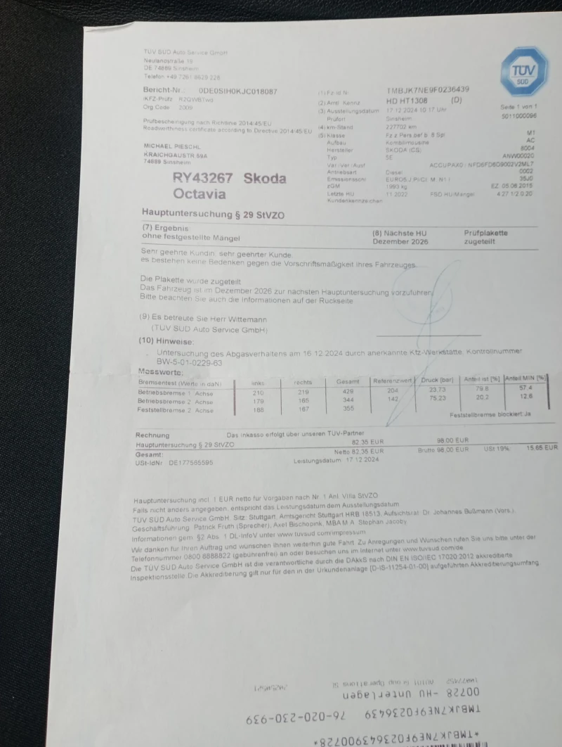 Skoda Octavia 2.0тди врс, снимка 13 - Автомобили и джипове - 53560640