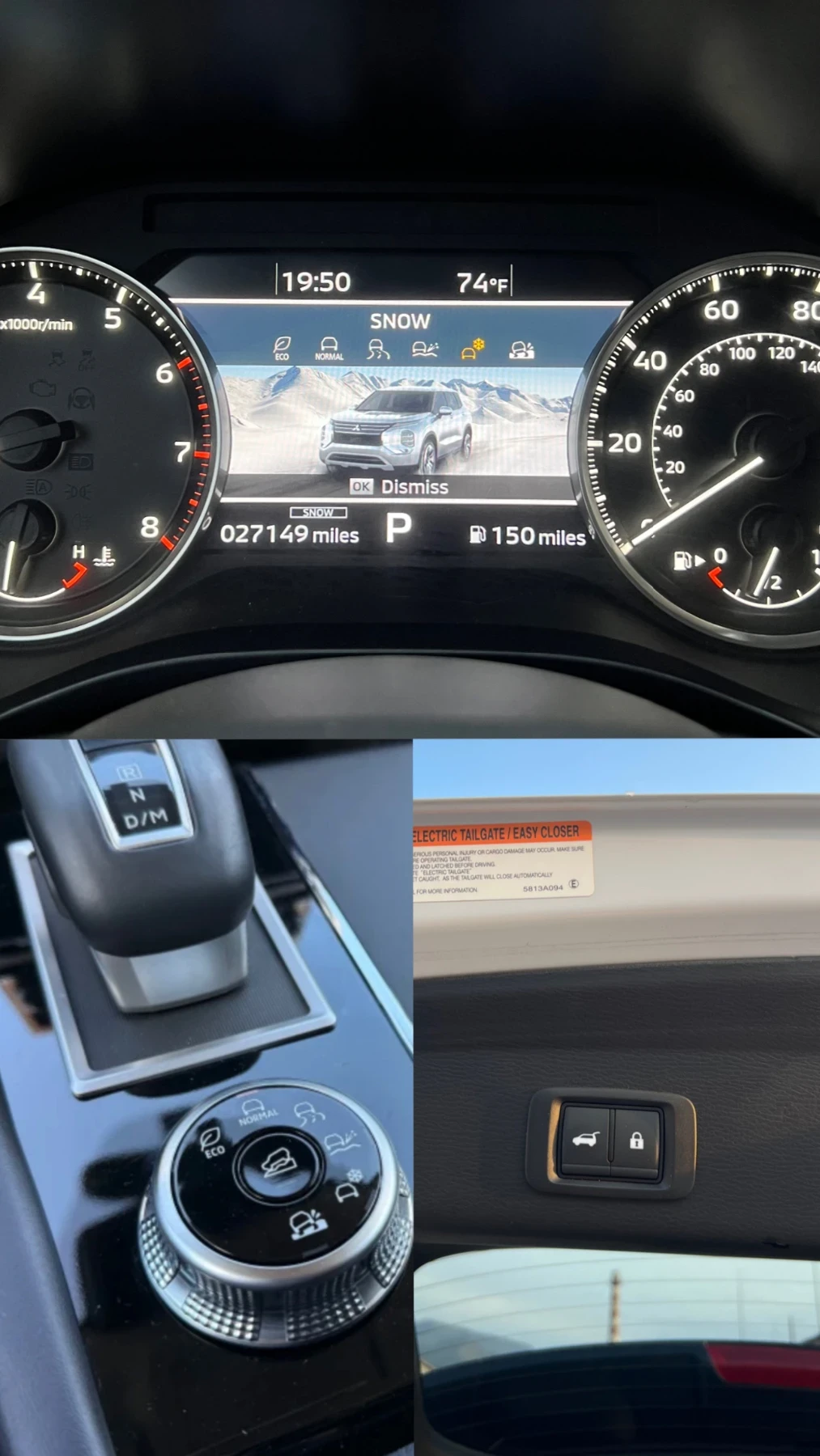 Mitsubishi Outlander 2.5/181hp/TOP/360/SE/4x4/ 6+ 1, снимка 14 - Автомобили и джипове - 55909901
