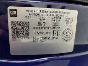 Chevrolet Corvette  3LT 6.2 V8| HUD Carbon Flash акценти| CARFAX, снимка 17