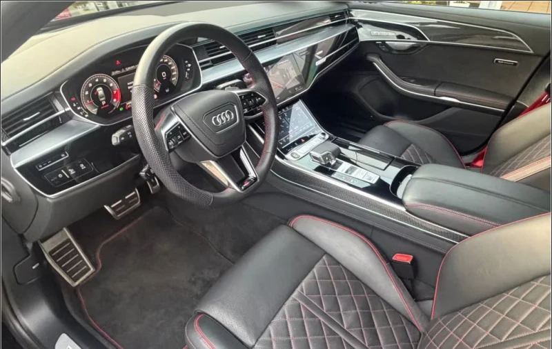 Audi S8 V8/571HP/PANO/HUD/MATRIX/360/QUATTRO/786v, снимка 10 - Автомобили и джипове - 52245580