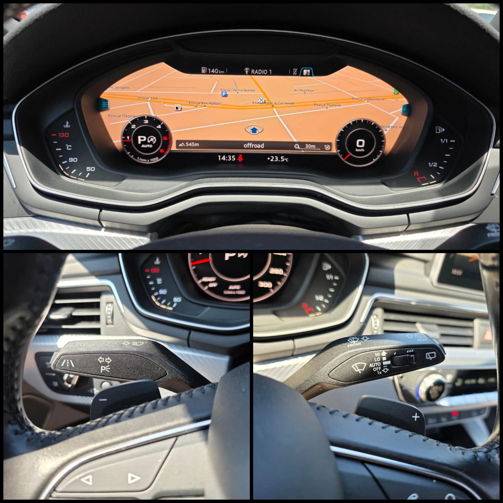 Audi A4 Allroad 3.0TDI/QUATTRO/B&0/360/HEAD-UP/DISTRONIC/LANE-ASSS, снимка 14 - Автомобили и джипове - 54836386