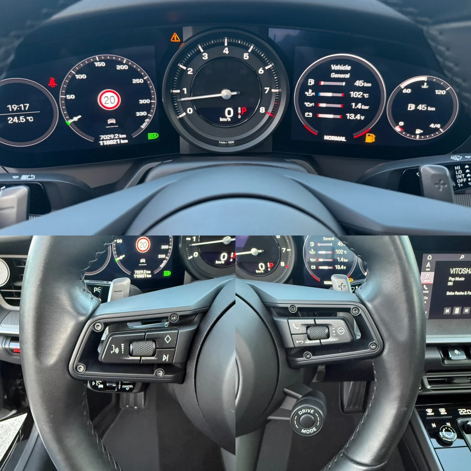 Porsche 911 992 CARRERA 4S+ ШВЕЙЦАРИЯ+ Chrono, снимка 13 - Автомобили и джипове - 56202162