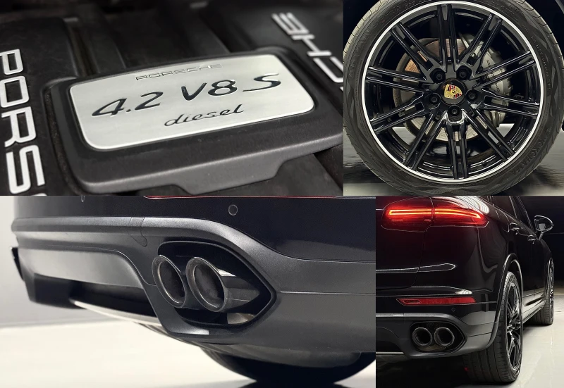 Porsche Cayenne S/4.2TDI/Chrono/Bose/Панорама, снимка 15 - Автомобили и джипове - 51683282
