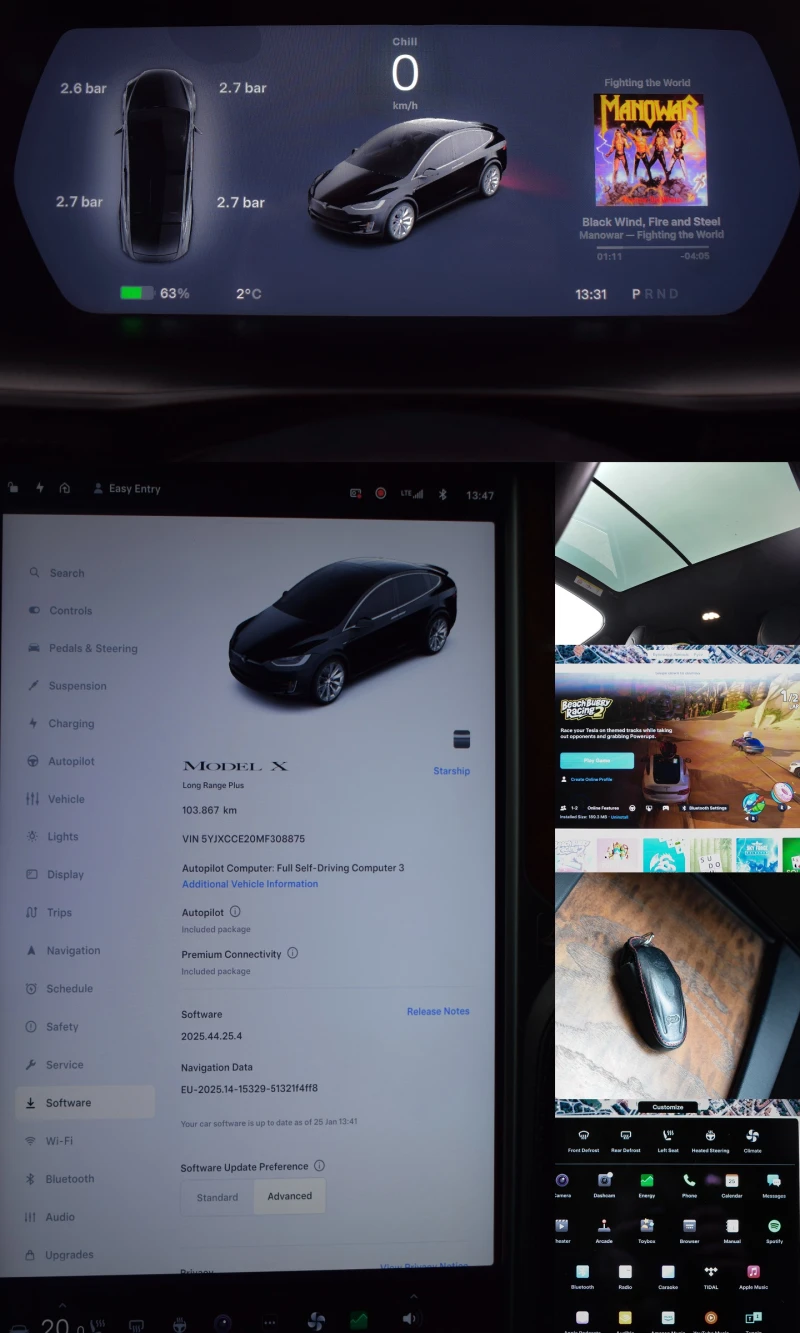 Tesla Model X Raven Long Range Plus, снимка 10 - Автомобили и джипове - 53224686