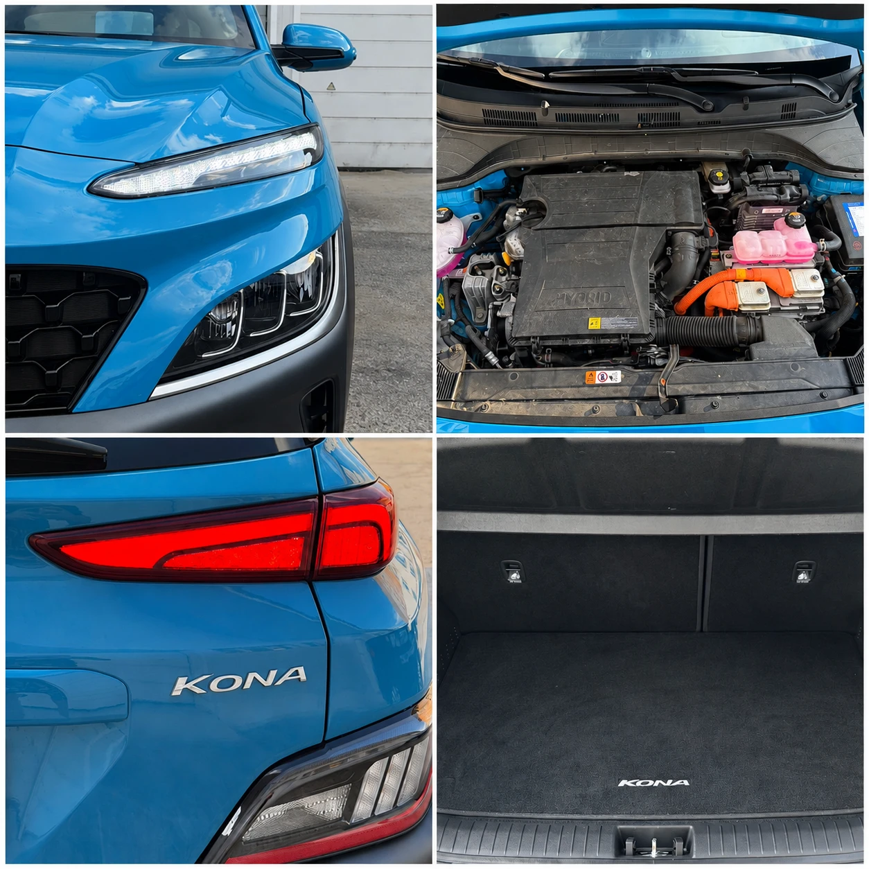 Hyundai Kona 1.6 GDi Hybrid-DCT-HUD-Krell-Keyless-������-45��� | Mobile.bg � ����������� 9