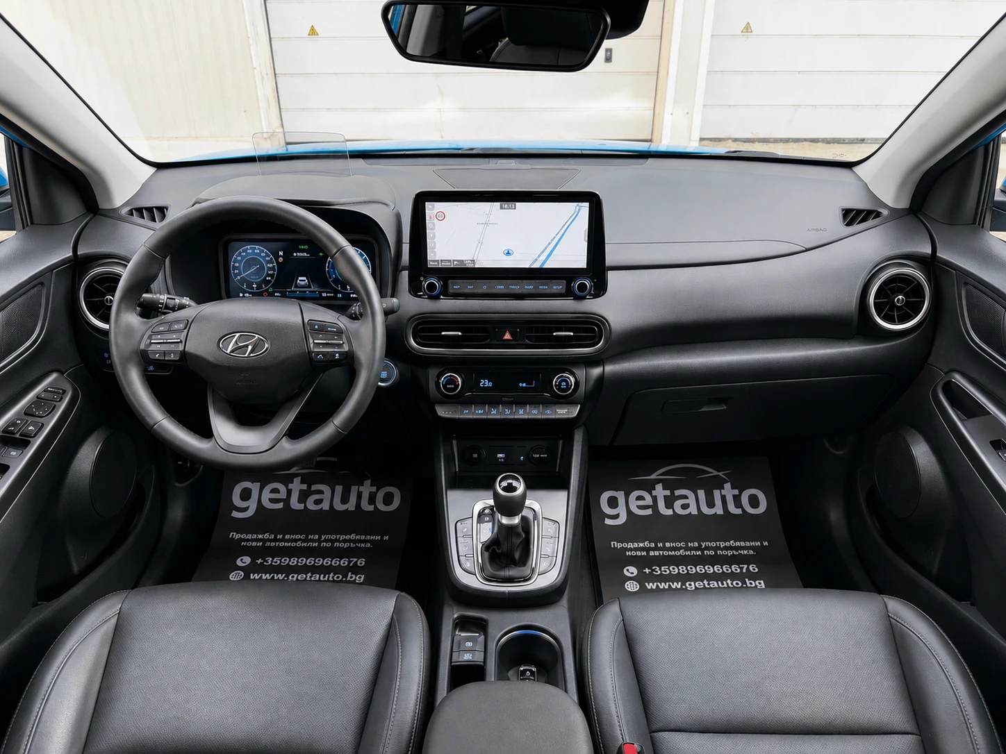 Hyundai Kona 1.6 GDi Hybrid-DCT-HUD-Krell-Keyless-������-45��� | Mobile.bg � ����������� 13