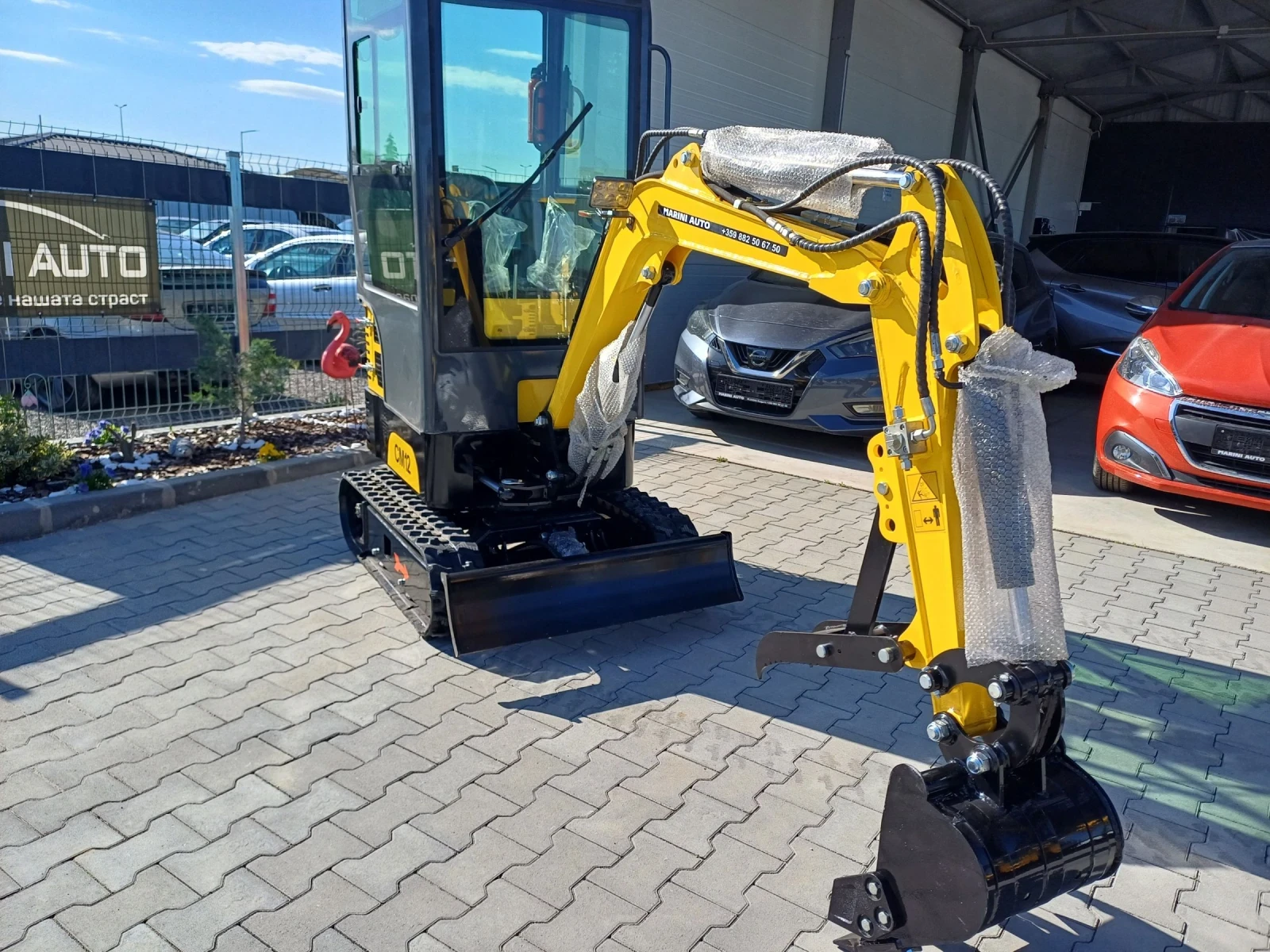 Багер ABG CM12* 1200kg * Чисто нови С кабина  - изображение 2