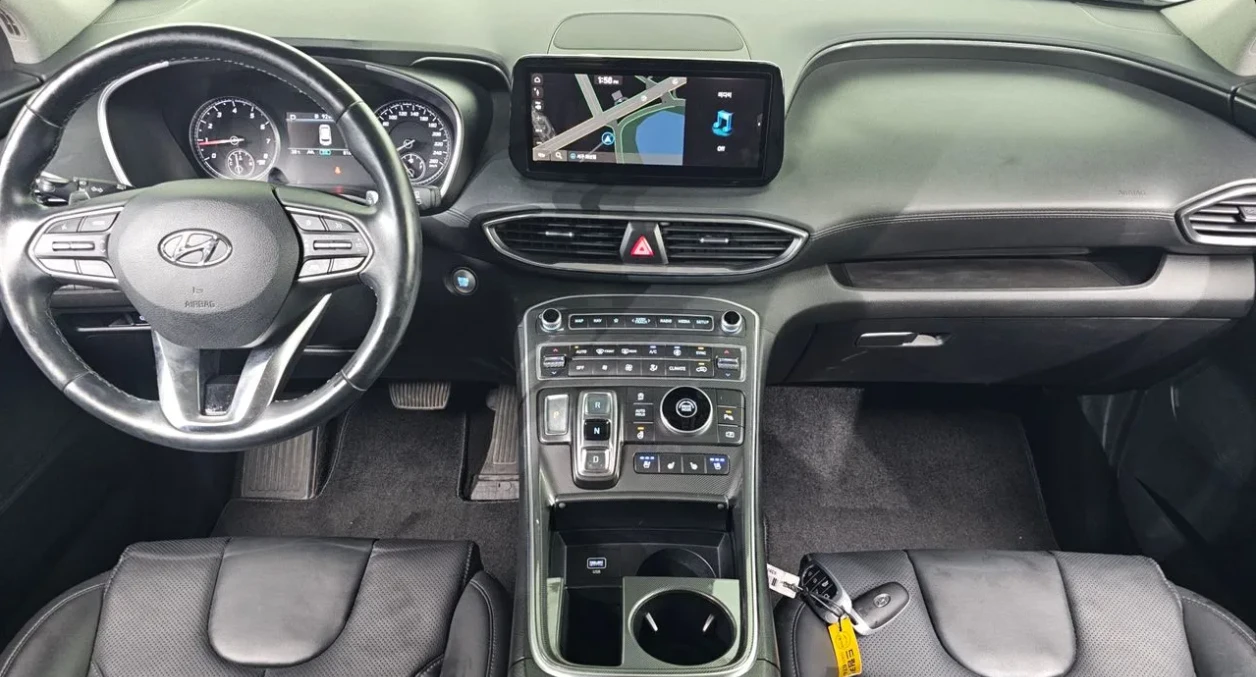 Hyundai Santa fe PRESTIGE* ОБДУХ* LANE ASSIST* КОЖА* КАМЕРА, снимка 8 - Автомобили и джипове - 55648003