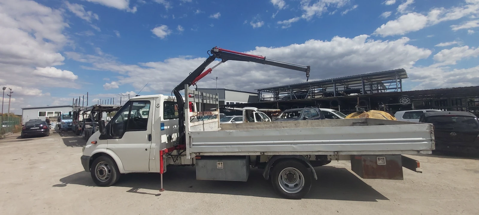 Ford Transit 2.4 TDi-ITALIA-KRAN, снимка 2 - Бусове и автобуси - 56210988