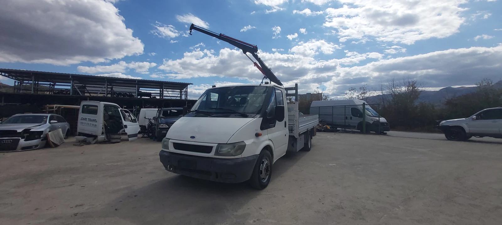 Ford Transit 2.4 TDi-ITALIA-KRAN, снимка 6 - Бусове и автобуси - 56210988