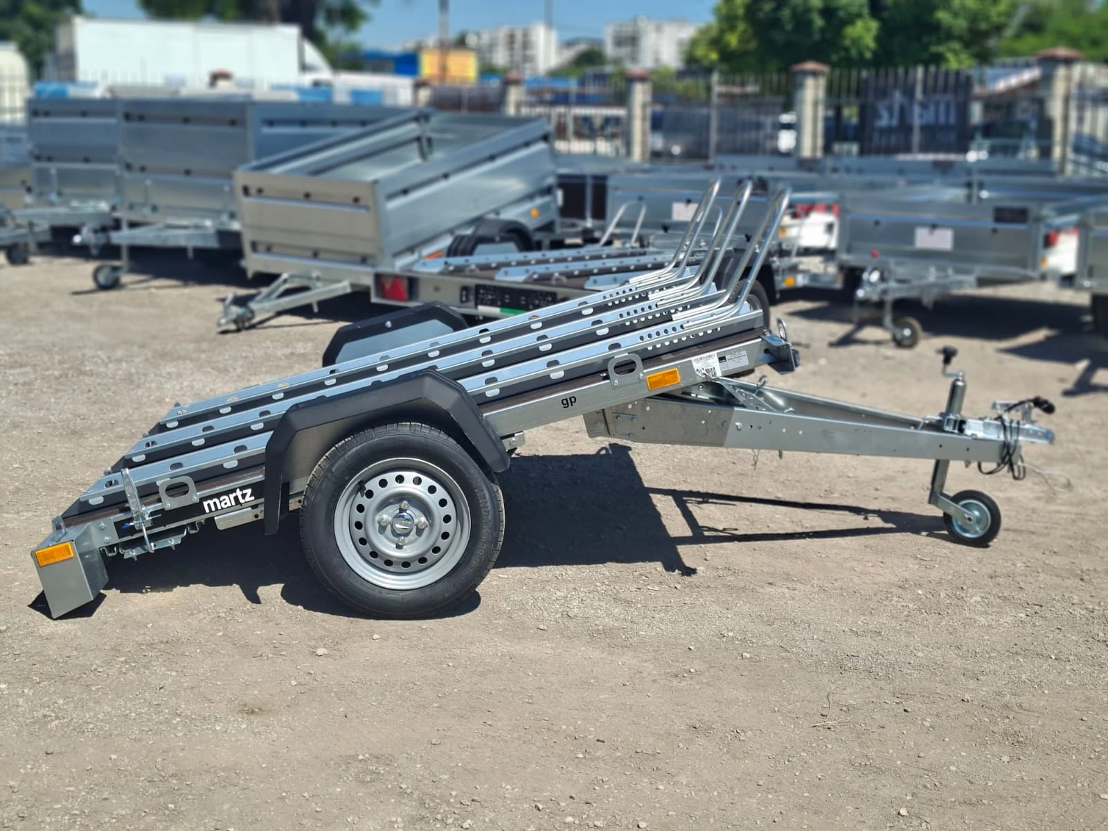За автомобил Други MARTZ GP3 R PREMIUM (С РЕСЬОРИ), снимка 11 - Ремаркета - 54977955