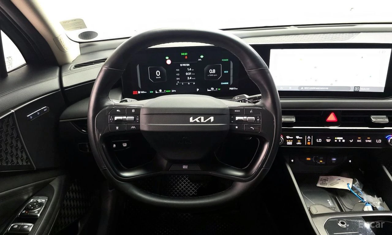 Kia K8 HYBRID* NOBLESSE* ПОДГРЕВ* ОБДУХВАНЕ* LANE* ASSIST, снимка 9 - Автомобили и джипове - 55905102