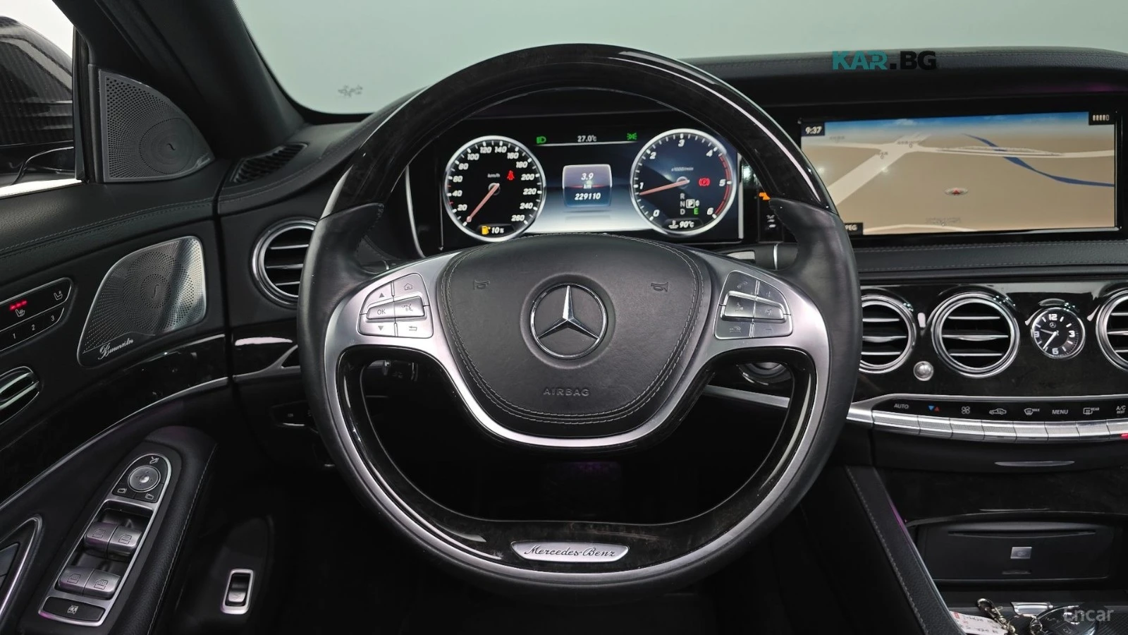 Mercedes-Benz S 350 LONG* 360* ПОДГРЕВ* ОБДУХВАНЕ* BURMEST* ПАНО* ДИСТ, снимка 15 - Автомобили и джипове - 56168858