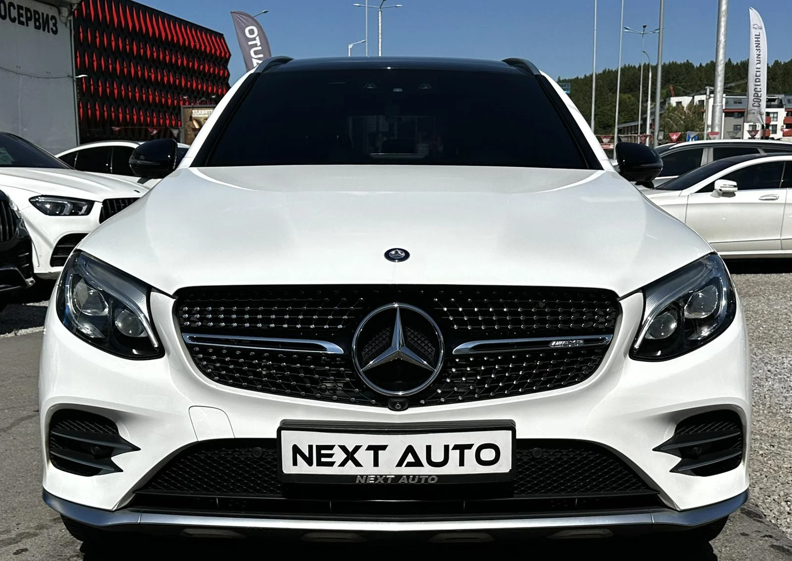 Mercedes-Benz GLC 43 AMG 367HP 129 000KM PANO HUD 360'CAM BURMESTER, снимка 2 - Автомобили и джипове - 56117783