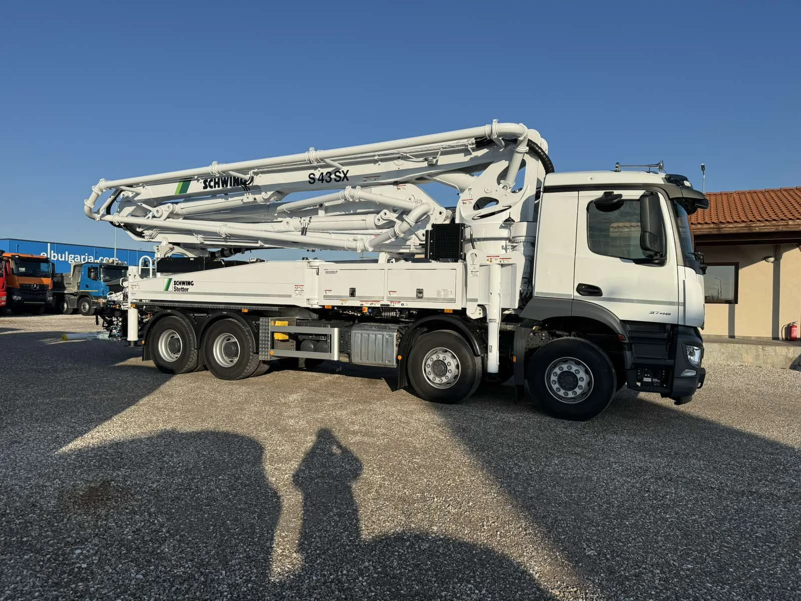 Бетон помпа Mercedes-Benz AROCS 3746 SCHWING S43SX, снимка 8 - Индустриална техника - 53949110