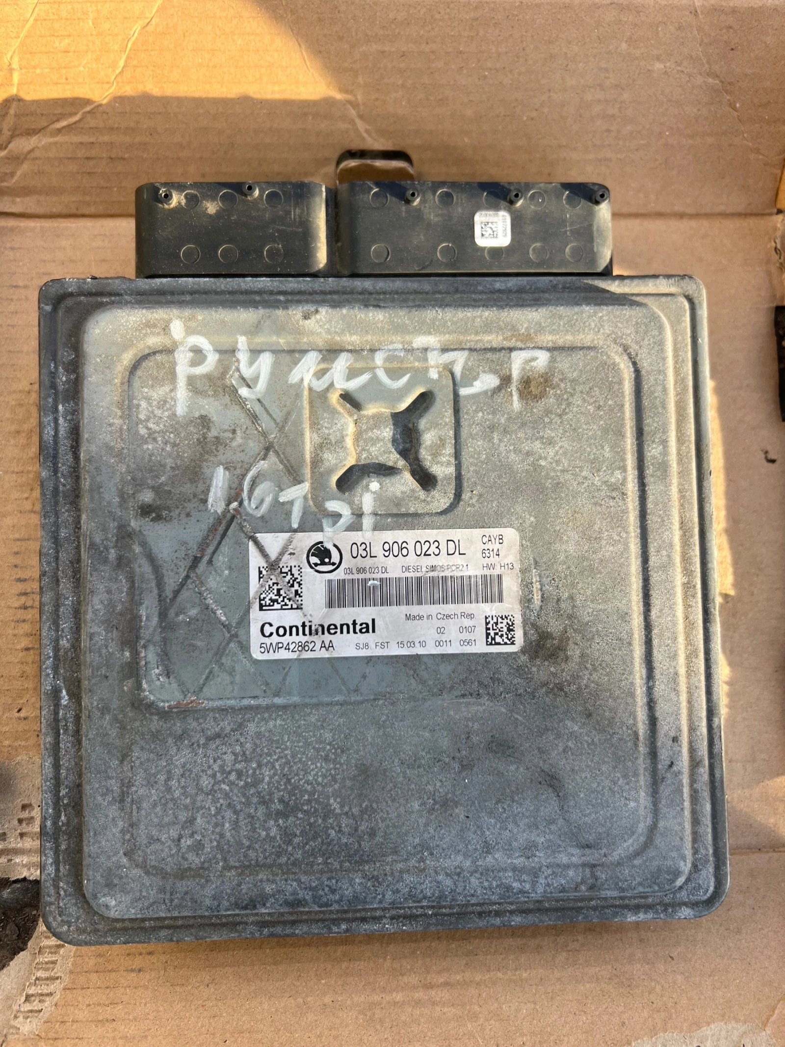 03L 906 023 DL Skoda roomster 1.6TDI Continental  5WP42862AA | Mobile.bg   1