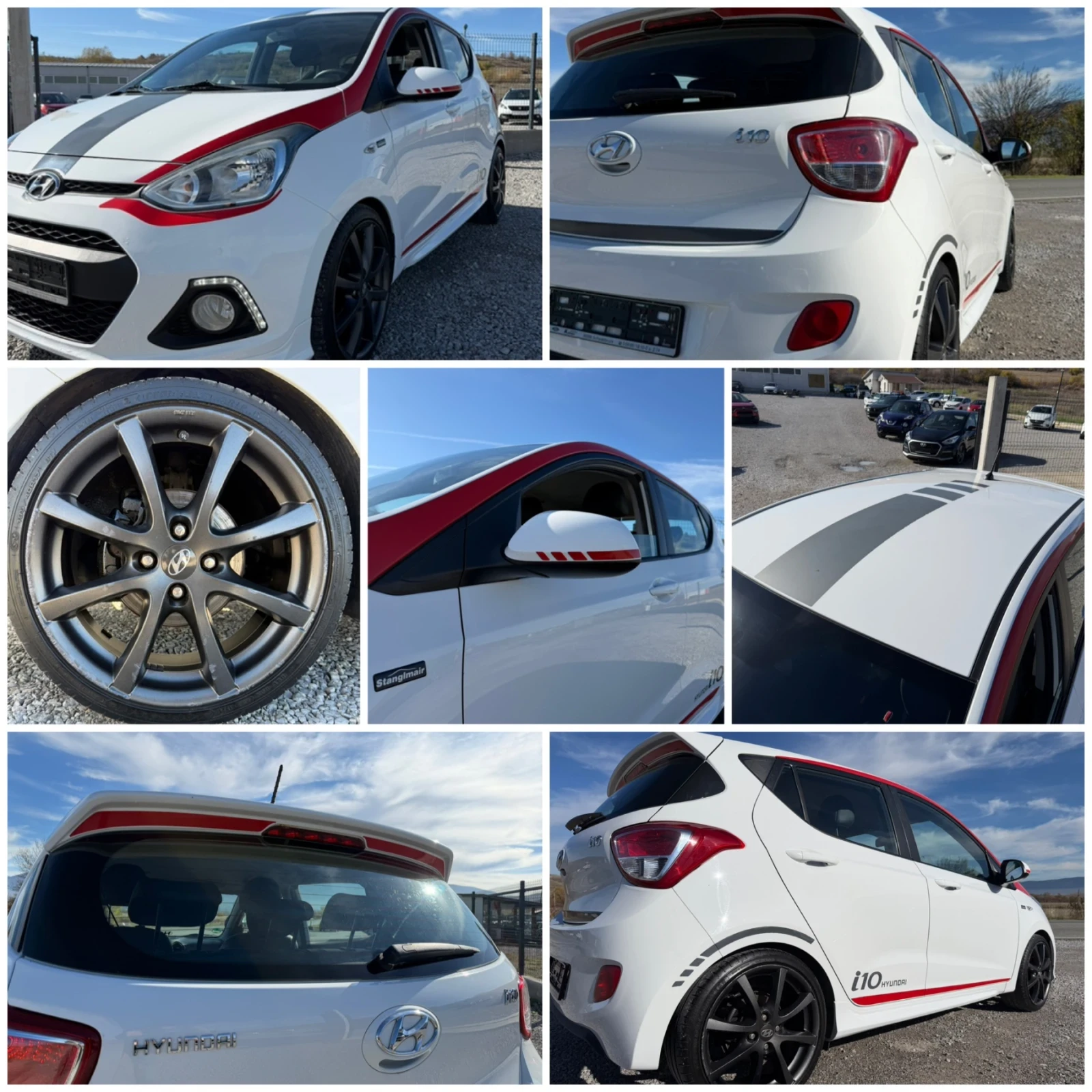 Hyundai I10 1.2i SPORT EURO 6 SERVICE BOOK TUV  | Mobile.bg   9