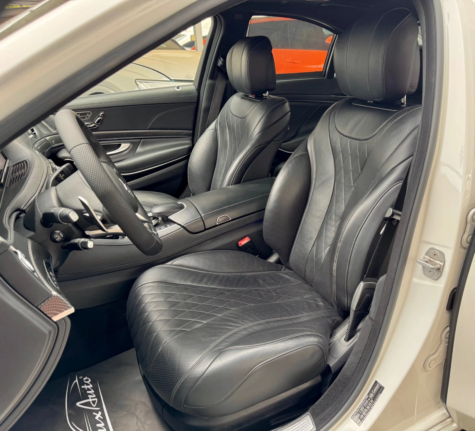 Mercedes-Benz S 500 4MAT#AMG#FACE#LONG#DESIGNO#ALCANTARA#FULL, снимка 11 - Автомобили и джипове - 56234083