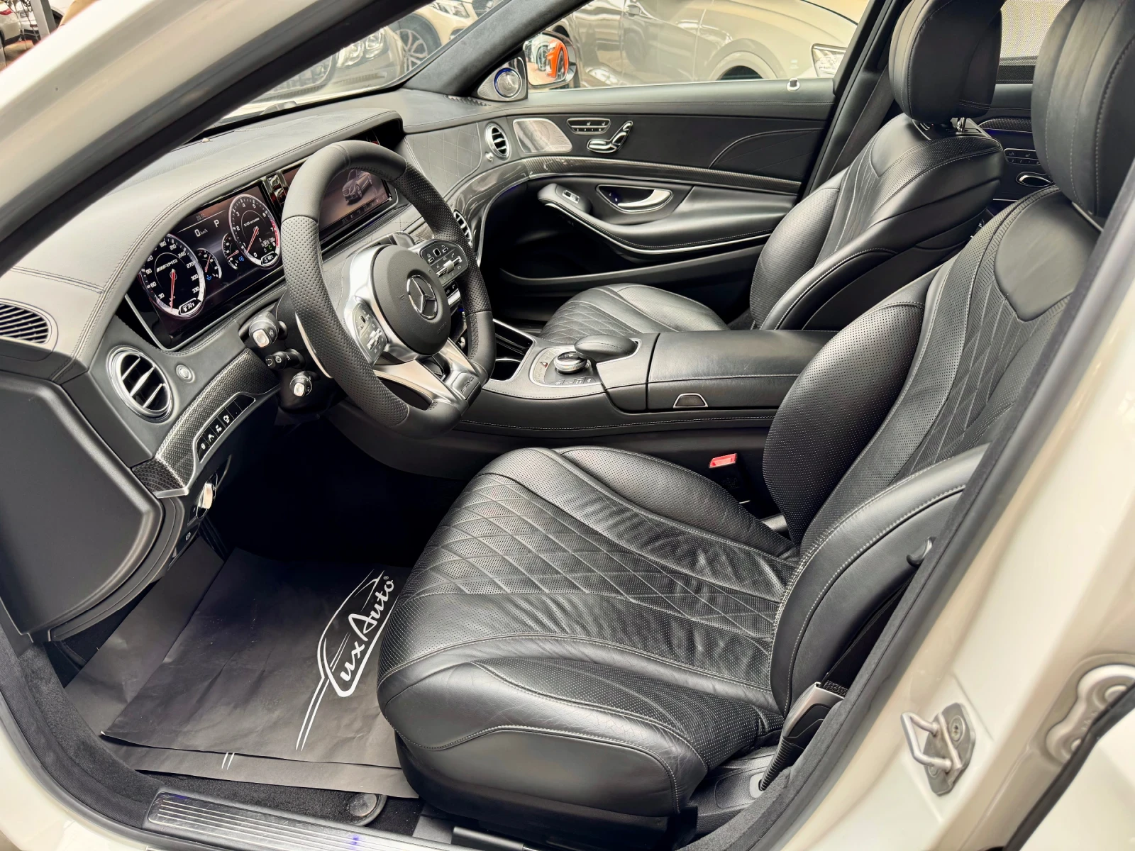 Mercedes-Benz S 500 4MAT#AMG#FACE#LONG#DESIGNO#ALCANTARA#FULL, снимка 8 - Автомобили и джипове - 56234083