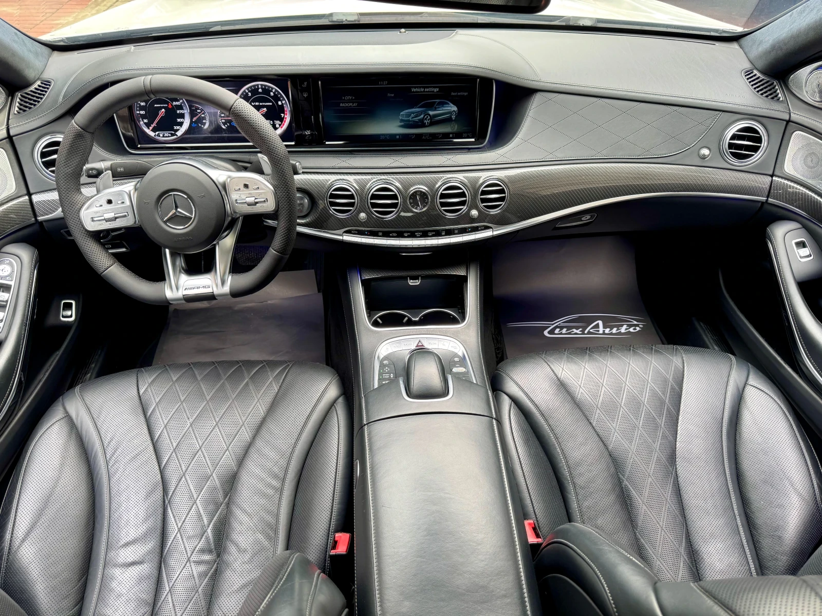 Mercedes-Benz S 500 4MAT#AMG#FACE#LONG#DESIGNO#ALCANTARA#FULL, снимка 12 - Автомобили и джипове - 56234083