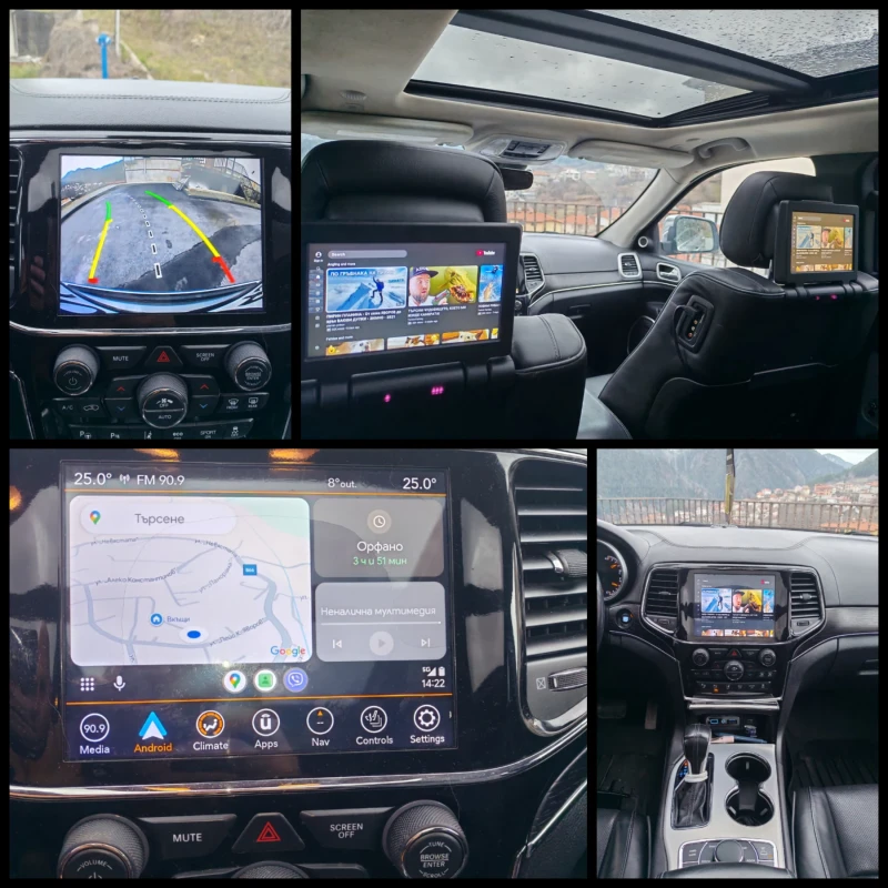 Jeep Grand cherokee 5.7 v8 hemi SUMMIT TV, снимка 12 - Автомобили и джипове - 53344678