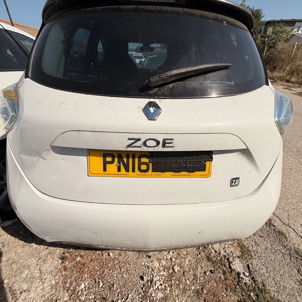 Заден капак бял за Renault Zoe 1293-1293