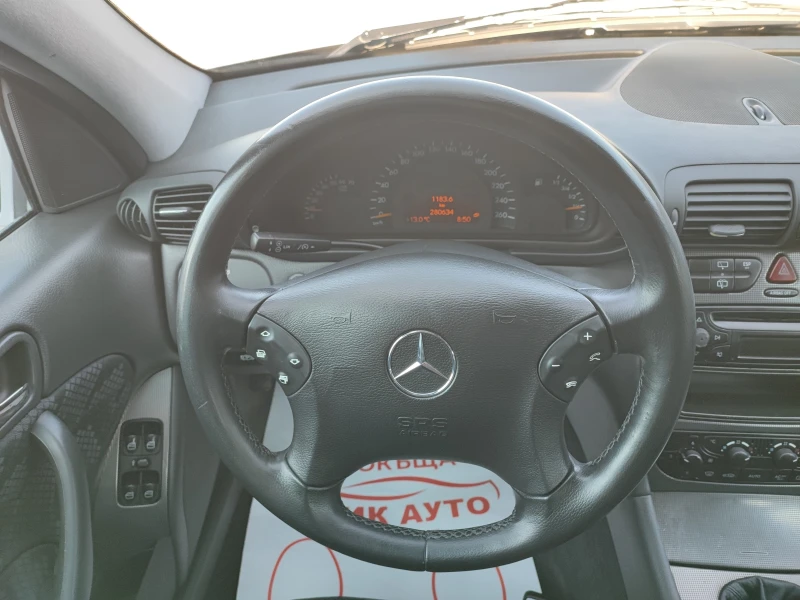 Mercedes-Benz C 200 2.0 COMPRESOR-163ks-6sk-ГАЗ, снимка 10 - Автомобили и джипове - 49360273