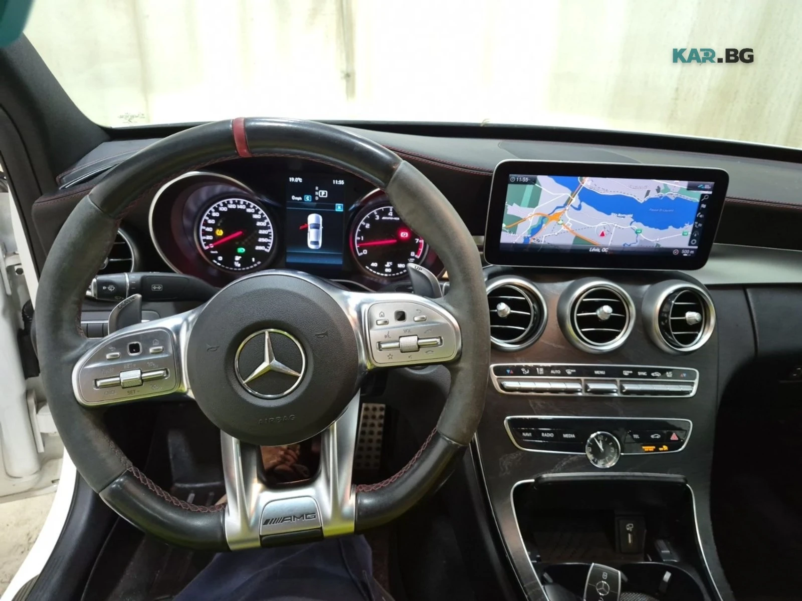 Mercedes-Benz C 43 AMG 4MATIC* BURMESTER* КОЖА* ПОДГРЕВ* ПАНО* 360* , снимка 10 - Автомобили и джипове - 55789744