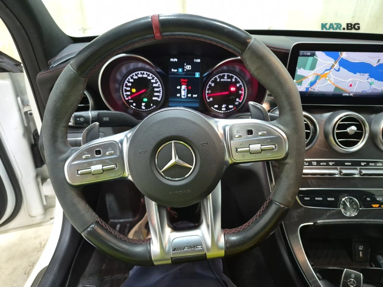 Mercedes-Benz C 43 AMG 4MATIC* BURMESTER* КОЖА* ПОДГРЕВ* ПАНО* 360* , снимка 17 - Автомобили и джипове - 55789744
