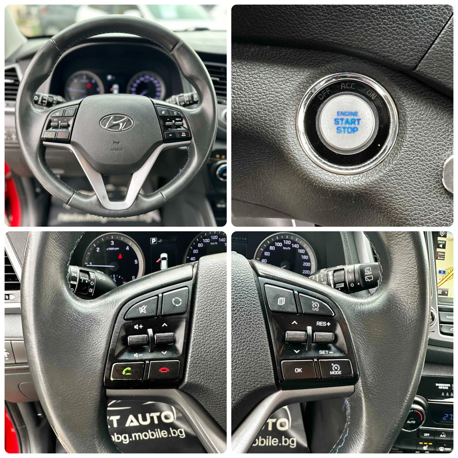 Hyundai Tucson 2.0CRDI 136HP 4WD KEYLESS CAMERA EU6B, снимка 14 - Автомобили и джипове - 54042391