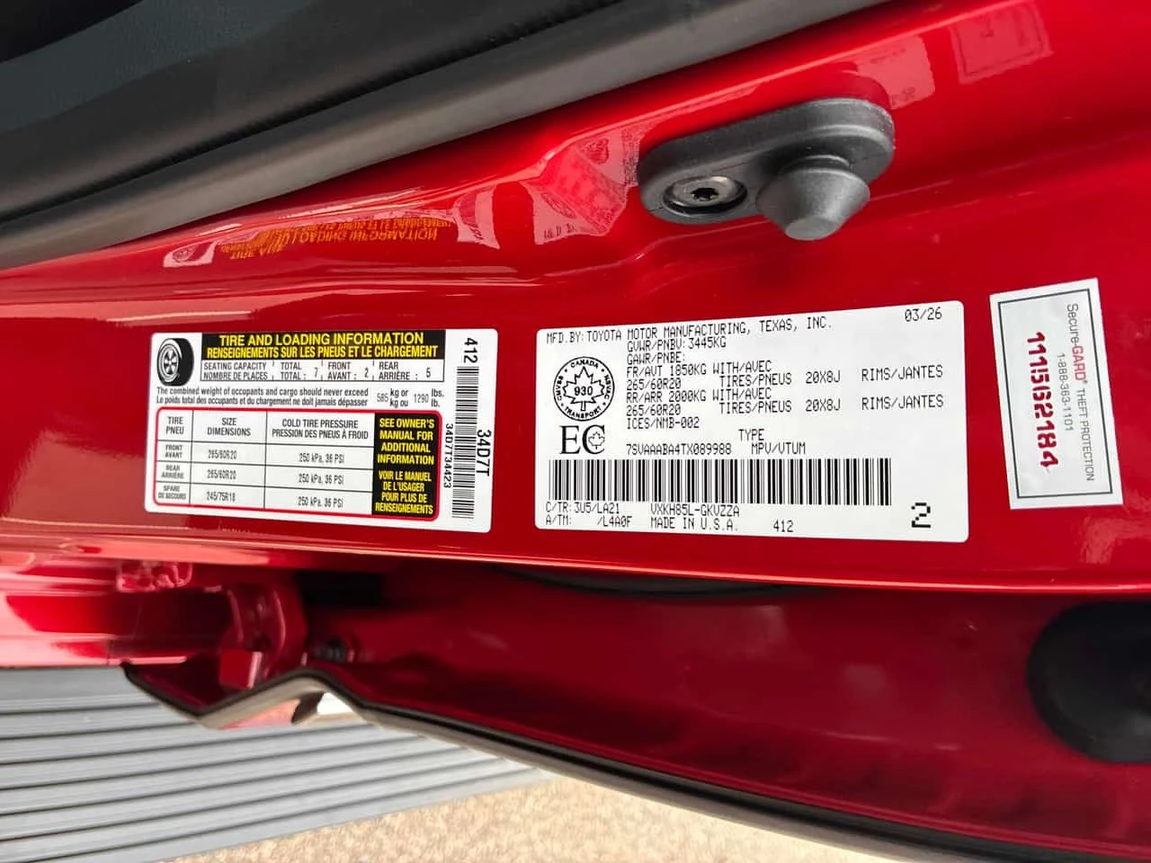 Toyota Sequoia 4WD Platinum / Carfax / ����������  | Mobile.bg � ����������� 10