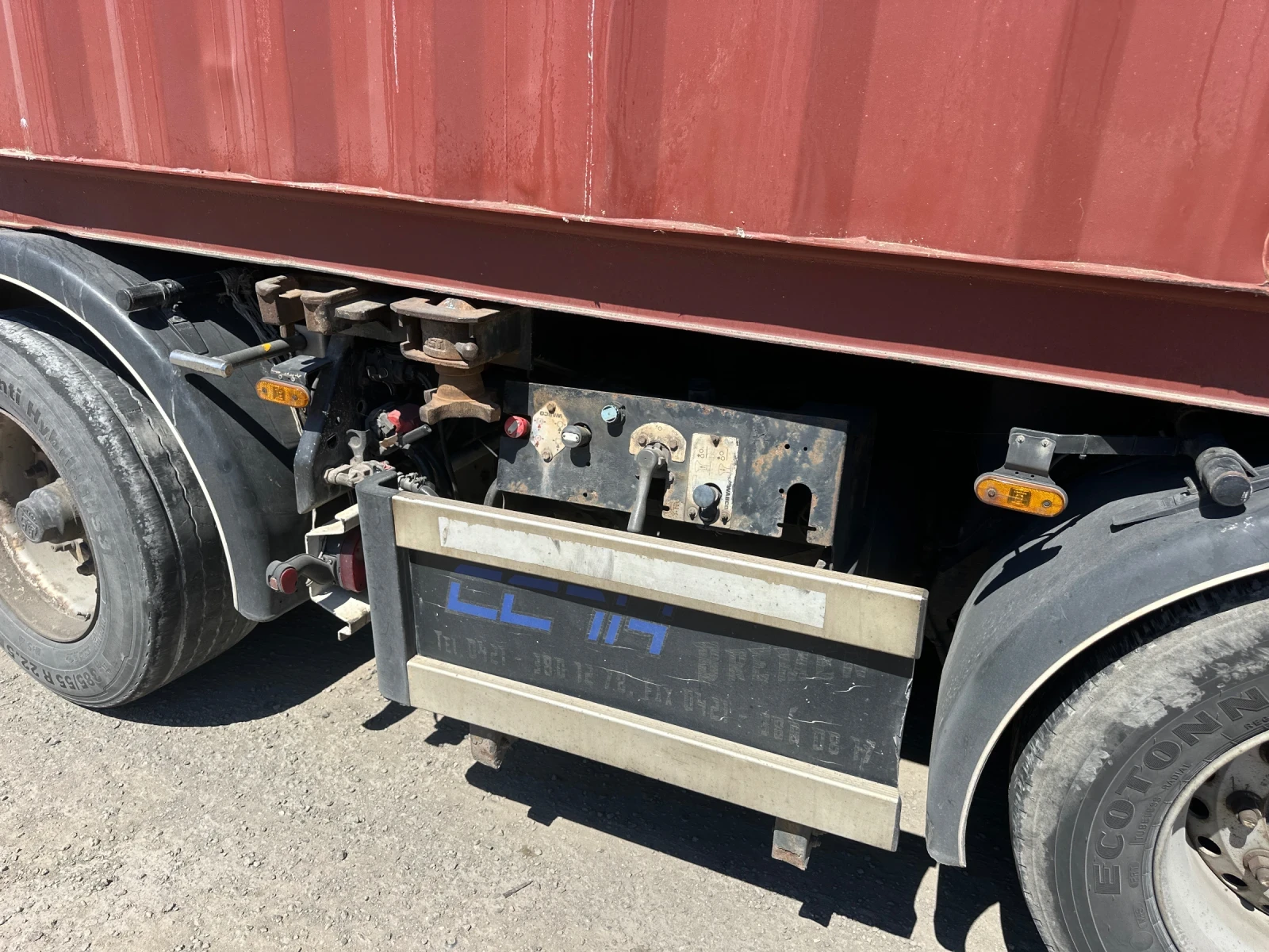 Полуремарке D-TEC Vlastuin 2 в 1 контейнеровоз, снимка 5 - Ремаркета - 55768966