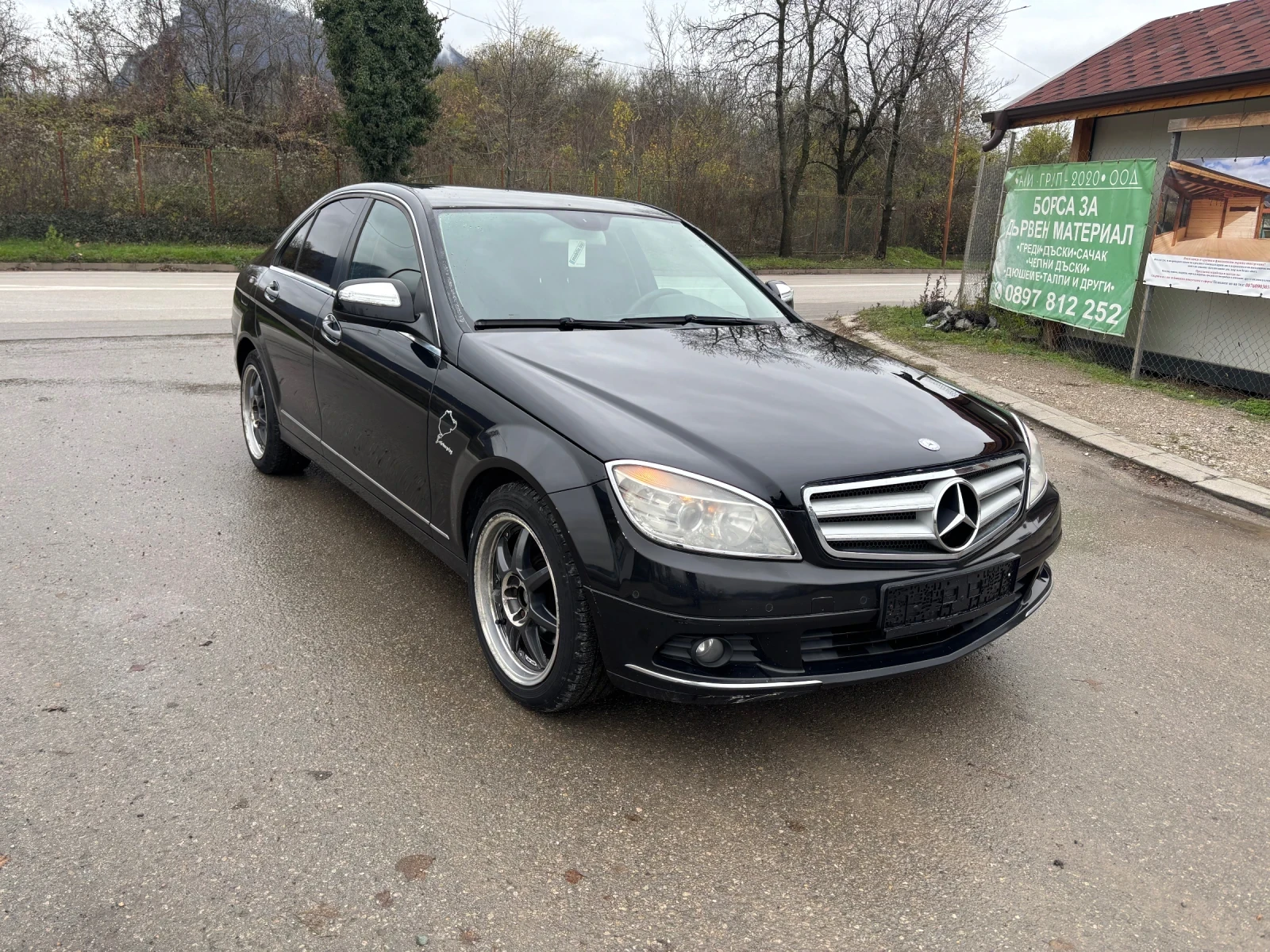 Mercedes-Benz C 220 Кожа Нави , снимка 1