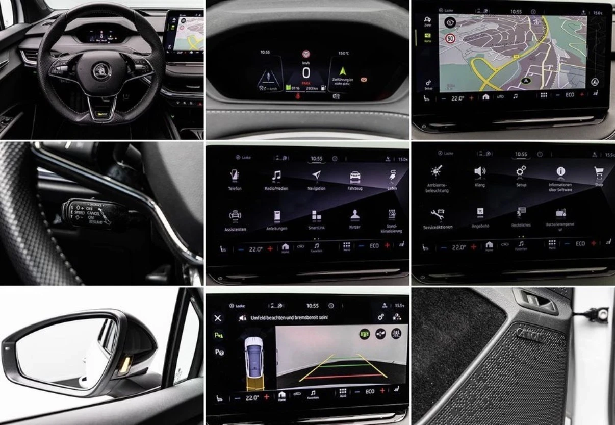 Skoda Enyaq ENYAQ COUPE RS SUITE ACC/HuD/PANO/ AHK/W?RMEPUMPE, снимка 10 - Автомобили и джипове - 55852800