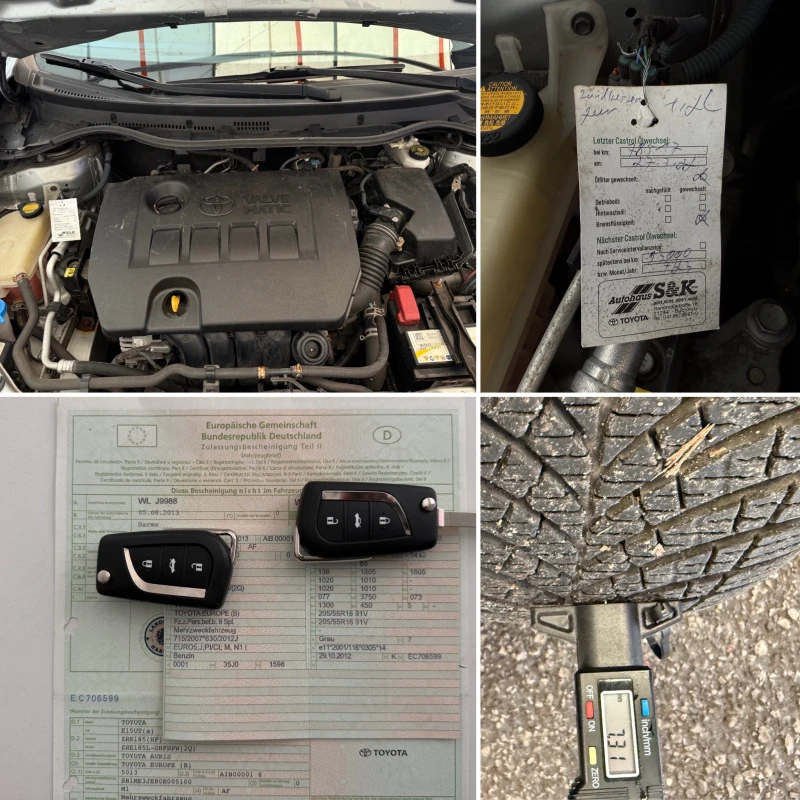 Toyota Auris 1.6i ПЪЛНА СЕРВИЗНА КНИЖКА, снимка 15 - Автомобили и джипове - 48309255