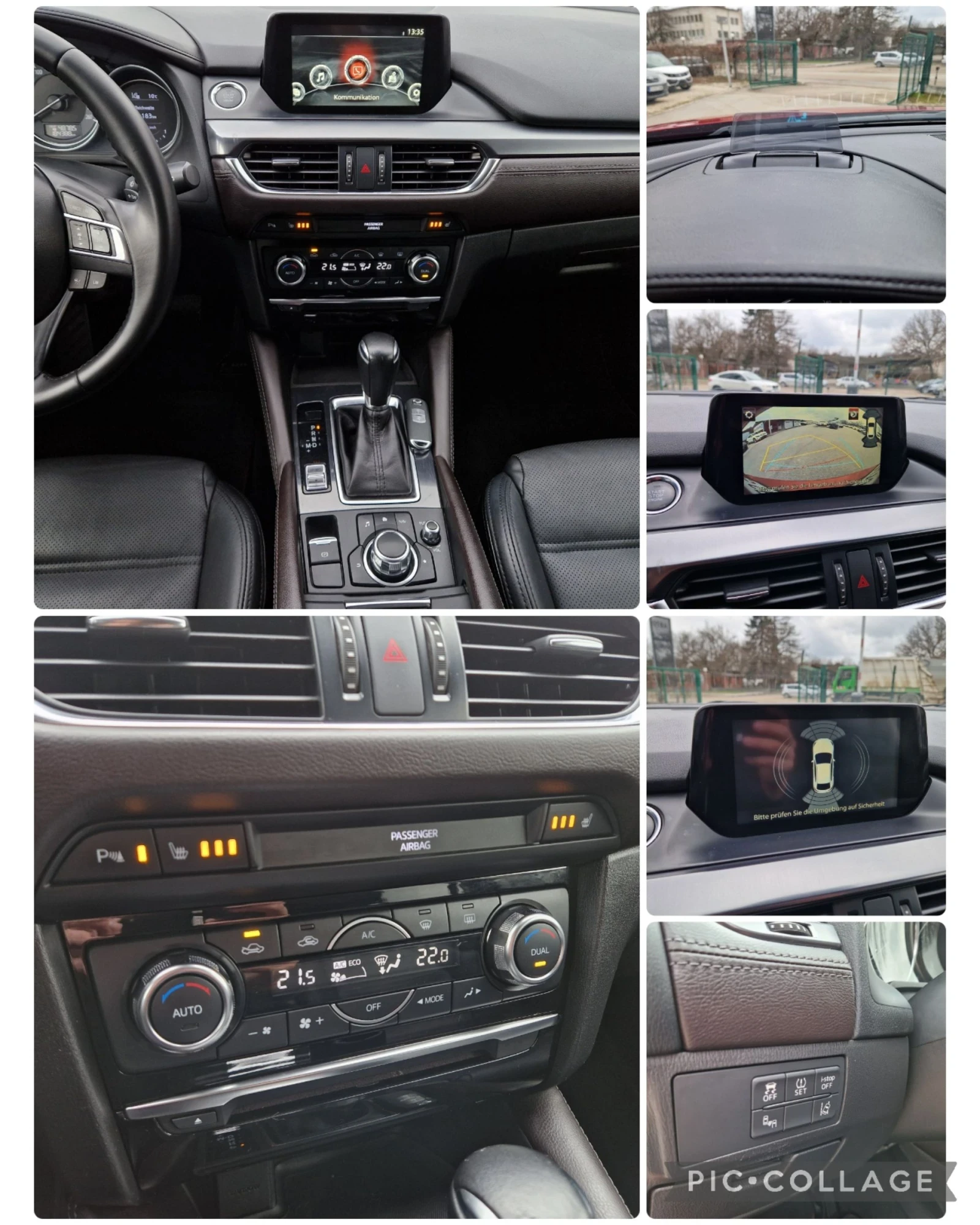 Mazda 6 2.5 192k. FACELIFT/ДИСТРОНИК/BOSE/КЕЙЛЕС/ШВЕЙЦАРИЯ, снимка 16 - Автомобили и джипове - 53936928