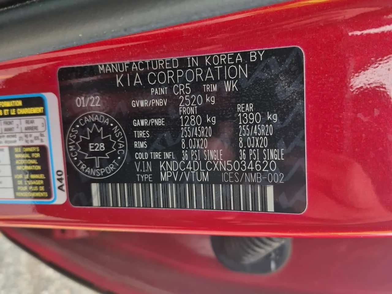 Kia EV6 LONG RANGE W/GT LINE PKG 1/ CARFAX/AWD, снимка 16 - Автомобили и джипове - 54113097