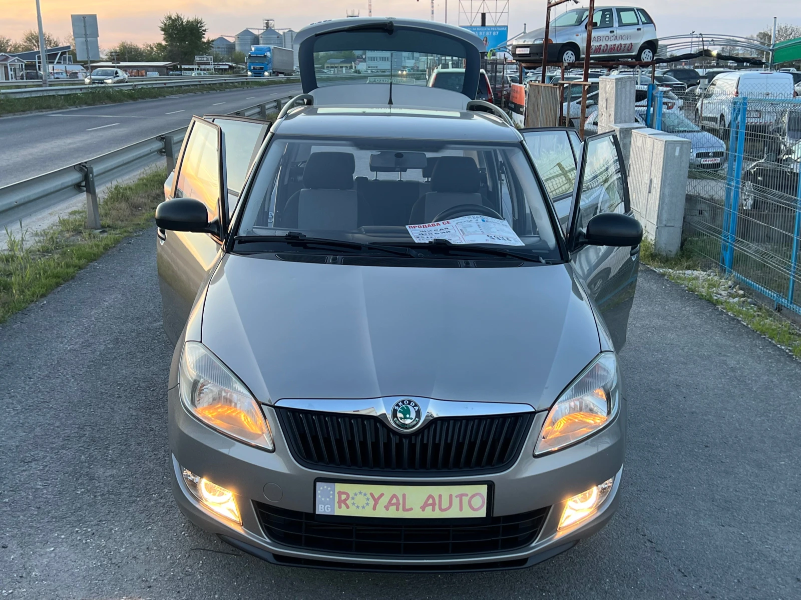 Skoda Fabia ЛИЗИНГ-1, 6 ДИЗЕЛ-КЛИМА, снимка 16 - Автомобили и джипове - 54335121