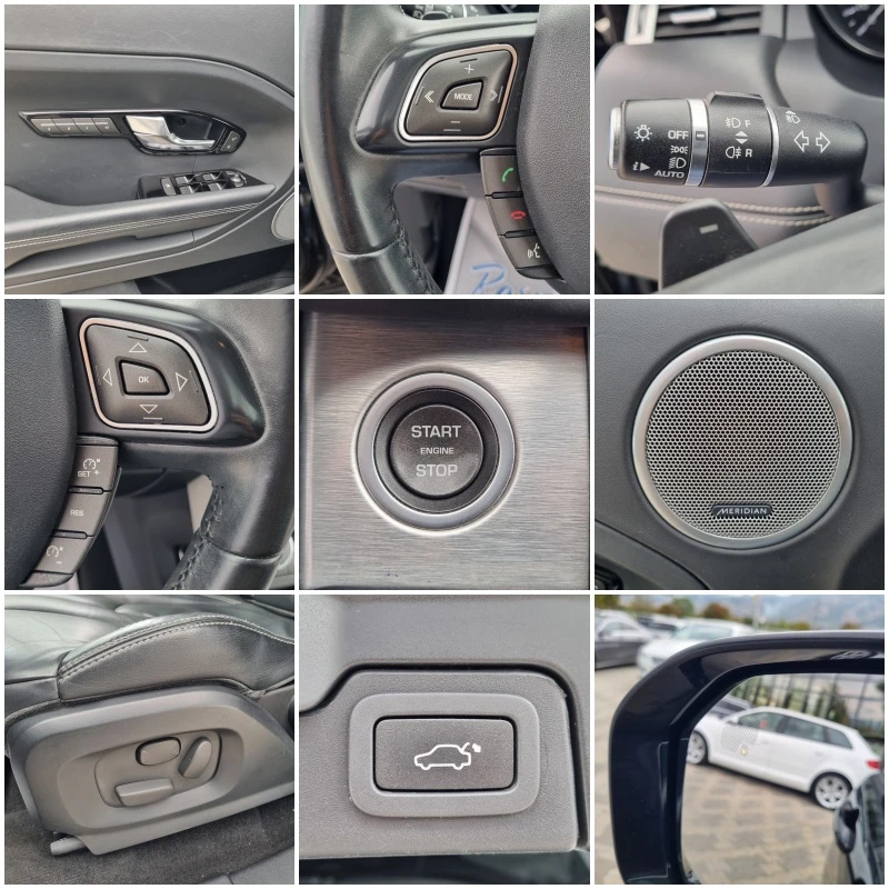 Land Rover Range Rover Evoque 190кс. 4х4 KEYLESS GO Кожа, Панорама, КАМЕРА, Ксен, снимка 16 - Автомобили и джипове - 47461909