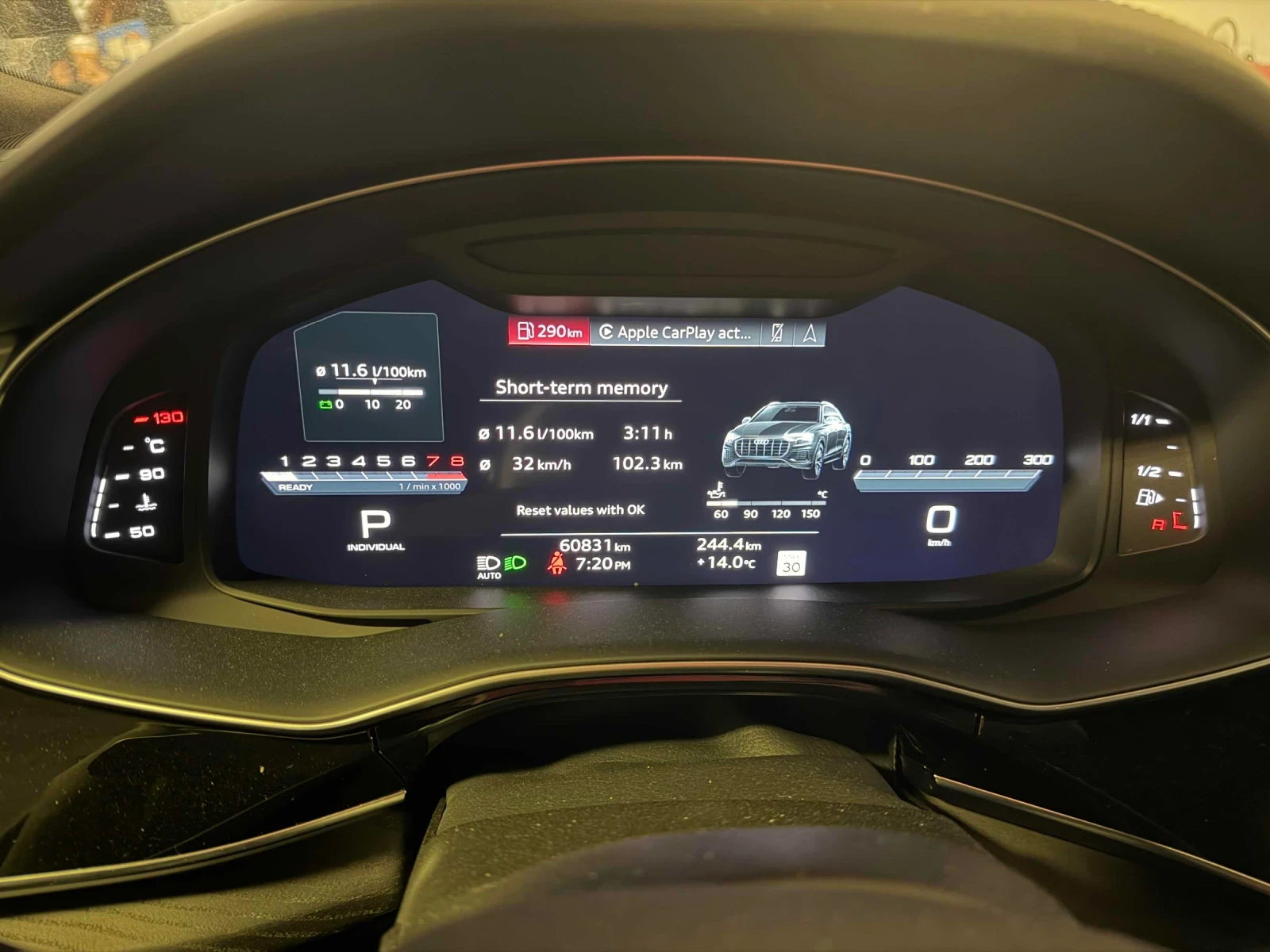 Audi Q8 ДИСТРОНИК * ОБДУХВАНЕ * ПАНОРАМА * АМБИЕНТ * HUD, снимка 8 - Автомобили и джипове - 54721954