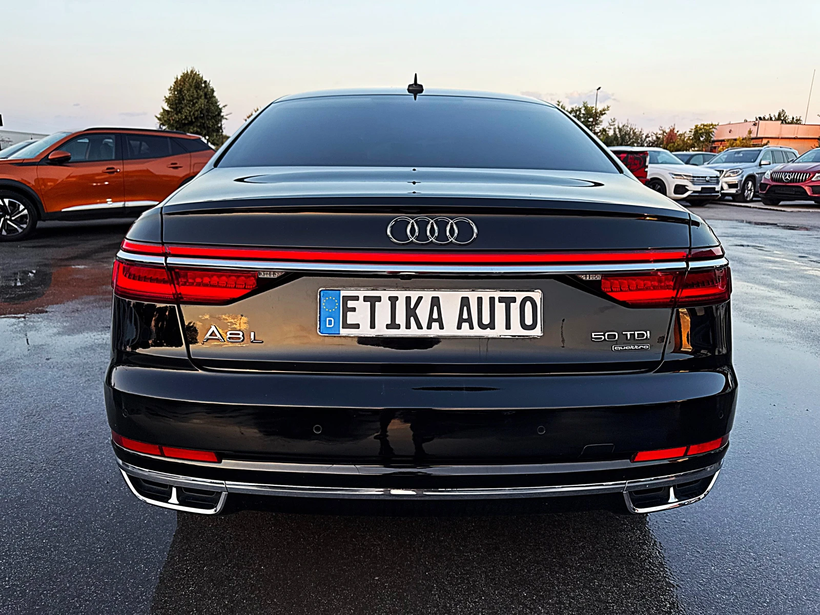 Audi A8 5.0d-ДАЛГА БАЗА-DISTRONIK-VAKUM-LED-BIXENON-FULL! - изображение 5