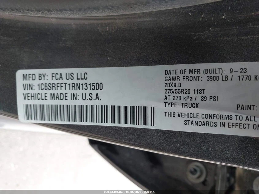 Dodge RAM 1500 5.7l Big Horn 4X4 5'7 Box, снимка 9 - Автомобили и джипове - 53906265