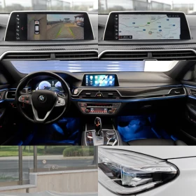 BMW 740 Ld/X-DRIVE/LASER/3xTV/HUD/PANO/FULL, снимка 12
